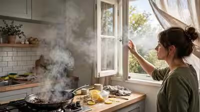 how to get rid of burnt food smell from the kitchen easy ways to freshen the air