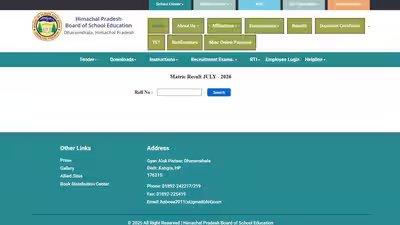 hpbose matric second result 2026