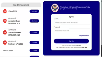 icai ca foundation inter admit card 2026