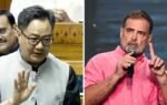 kiren rijiju and rahul gandhi