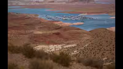 lake powell reaches historic low in august