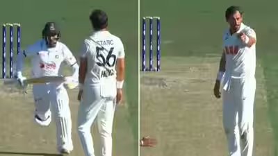 mitchell starc and bangladesh all rounder mehidy hasan miraz