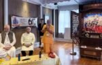 mohan bhagwat visits iskcon temple in new york