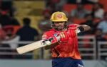 mullanpur punjab kings batter shashank singh plays a shot during the indian pre