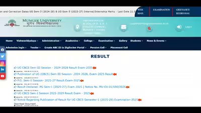 munger university result 2026