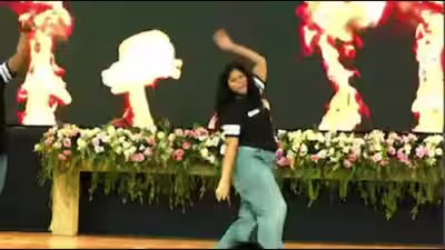 nit student dances to chini chameli