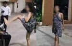 noida woan abuses guard