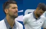novak djokovic gets emotional screengrabs