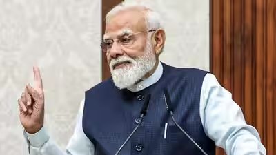 pm modi chairs union cabinet meeting at parliament