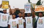 protest in ranchi over alleged jpsc jssc exam irregularities