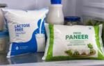 puffed paneer and milk packets