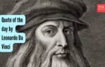 quote of the day by leonardo da vinci