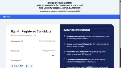 rajasthan neet ug 2026 round 1 seat allotment