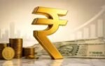 rupee begins in red