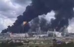 russia gas plant fire
