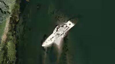 savas titanic the century old sunken shipwreck emerges as europes rivers fall to record lows