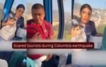 scared tourists