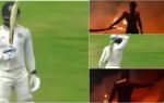 video ajay dev goud recreates prabhas salaar moment with bat fans react fb