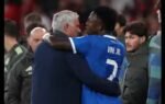 vinicius junior with jos mourinho