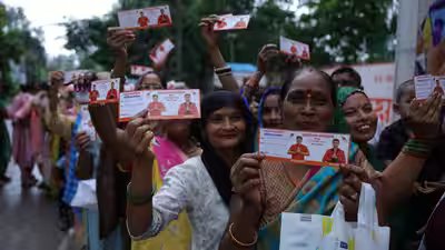 women across up tie bareilly mayor dr umesh gautam a rakhi every year