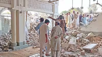 21 security personnel dead in blast at police line in pak