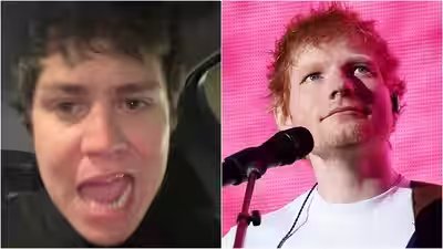 aaron rowe defends ed sheeran says focus should be on robert kraft admits singers response fb