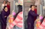 air hostess misses ganpati puja at home then finds bappa on her flight