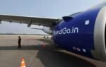 an indigo airbus a321 operating from guwahati to bengaluru suffered a tail strike
