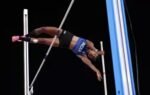 baranica elangovan in action during the womens pole vault final