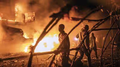 congo wedding fire