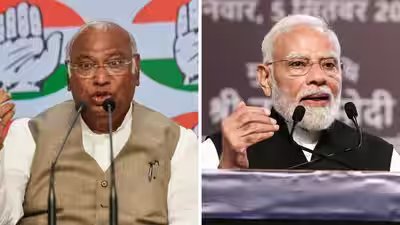 congress president mallikarjun kharge and pm narendra modi