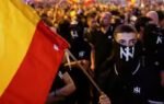 demonstration in support of ceuta residents amidst migrant crisis in madrid