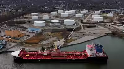 file photo petroleum tanker ship at terminal in braintree