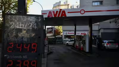 fuel and diesel prices rise in paris