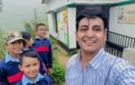 harshit sanguri with his students