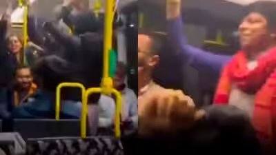 indian singing in german bus