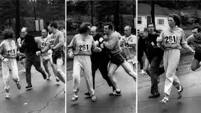 kathrine switzer ran the boston marathon in 1967 defying rules barring women from the race