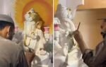 muslim artist paints ganapati idol for marathi family in karachi
