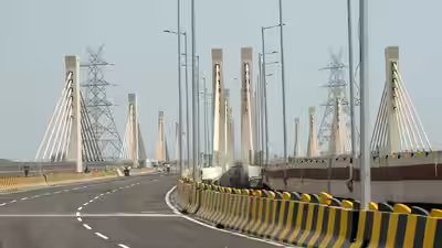 new delhi sep 19 ani a view of the barapullah phase 3 elevated corridor that
