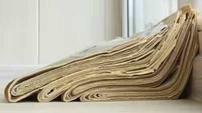old newspaper isnt just for wrapping