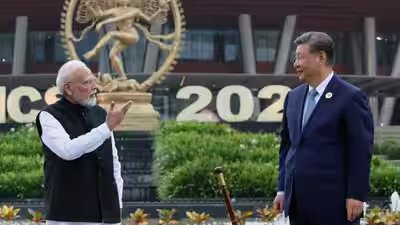 prime minister narendra modi and chinese president xi jinping during brics summit