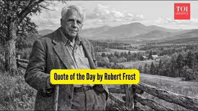 quote of the day by robert frost