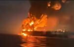 russian drone strike on cargo vessel in ukraines port