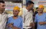 screengrab from the video posted by santoshpateldsp on x