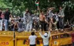 student protesters during cjp protests