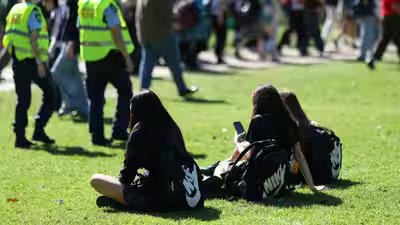 students protest against senator pauline hanson and her political party one nation in sydney