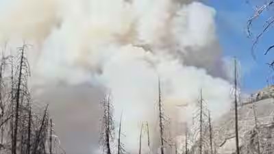 the helicopter was assisting crews battling the dome fire