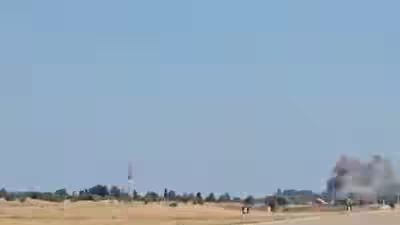 the twin seat f 4 phantom jet crashed while performing a low altitude manoeuvre