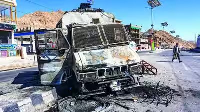 violence broke out in leh on september 24 last year