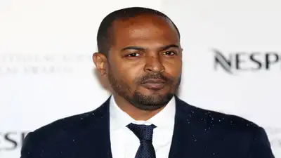 actor noel clarke poses for photographers at the british academy film awards nominees party at kensi